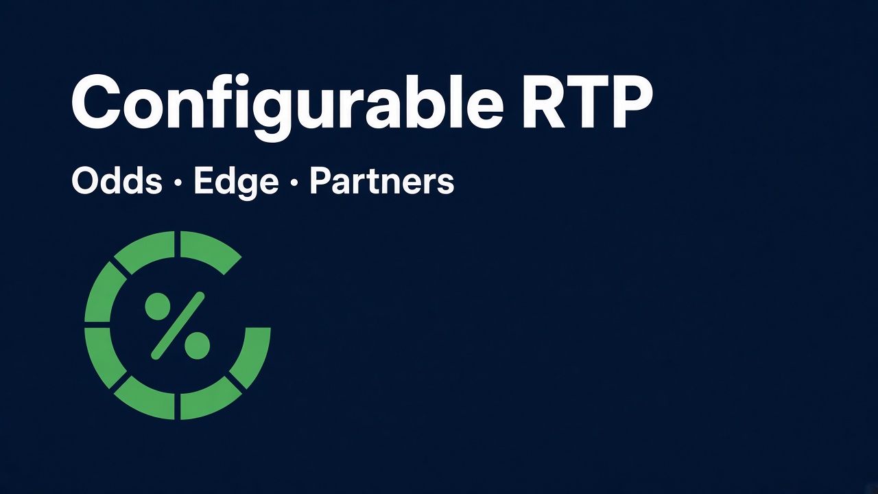 VFairGames configurable RTP — partner odds and edge controls