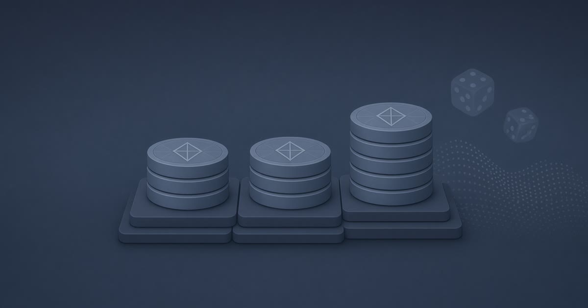 VFairGames Dice — Hollandish three-bet stake blocks stepping slowly