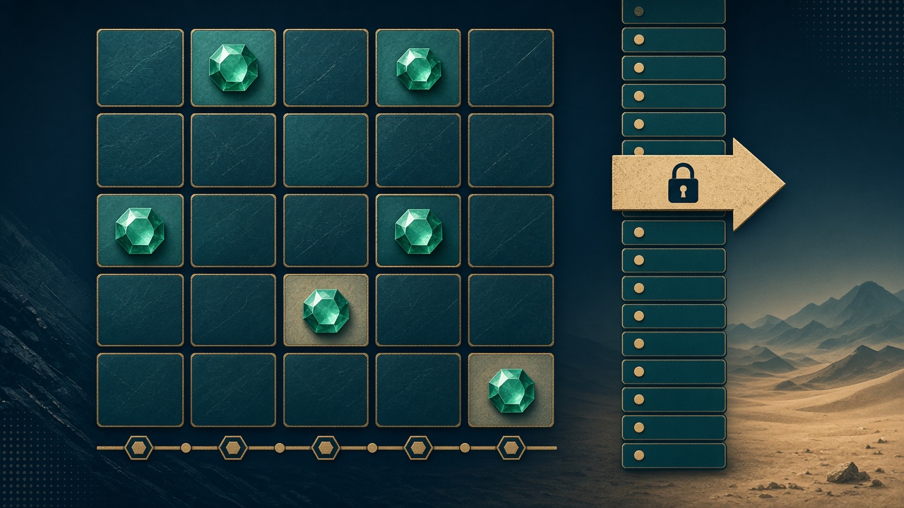 VFairGames Mines cashout strategy — early gems and a locked multiplier ladder